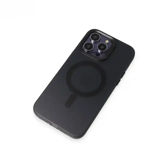 Joko İphone 15 Pro Max Kılıf Mateks Magsafe Kapak - Siyah