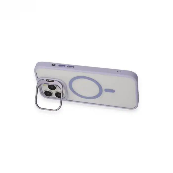 Joko İphone 15 Pro Max Kılıf Roblox Lens Magsafe Standlı Kapak - Pudra
