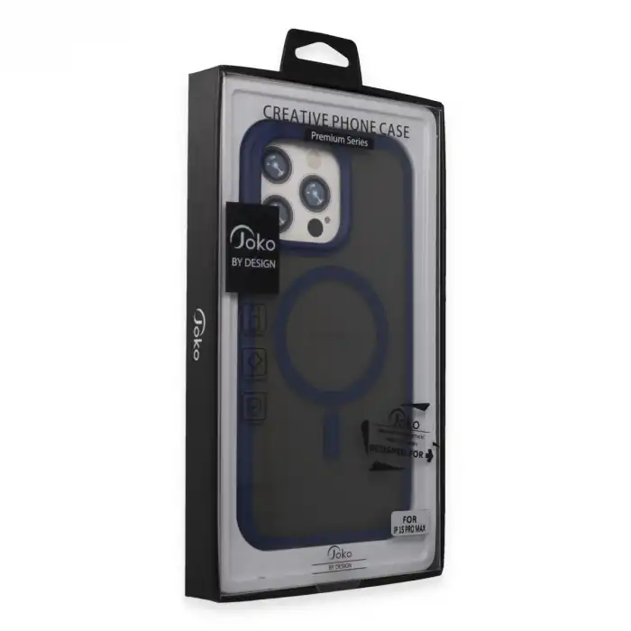 Joko İphone 15 Pro Max Toras Airbag Magsafe Kapak - Lacivert