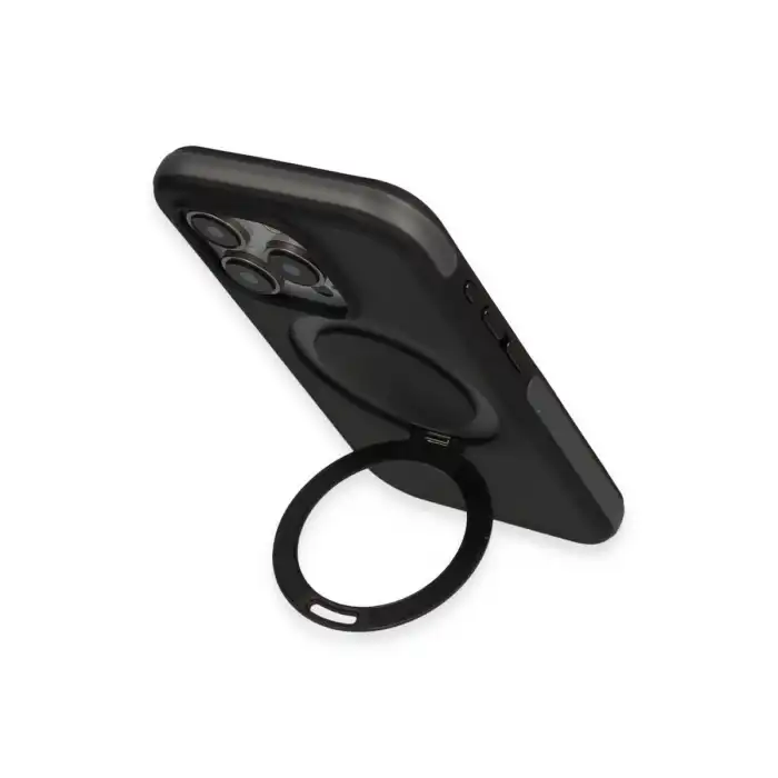 Joko İphone 15 Pro Max Zorda Airbag Magsafe Standlı Kapak - Siyah