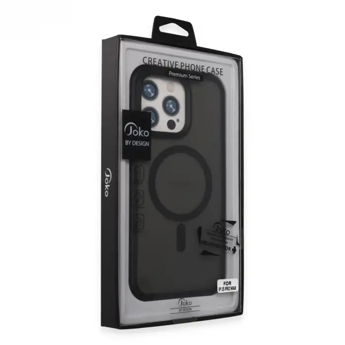 Joko İphone 15 Pro Toras Airbag Magsafe Kapak - Siyah