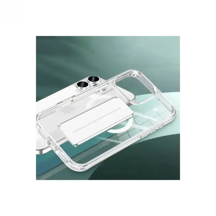 Joko İphone 16 Kılıf Alfa Magsafe Standlı Kapak - Şeffaf