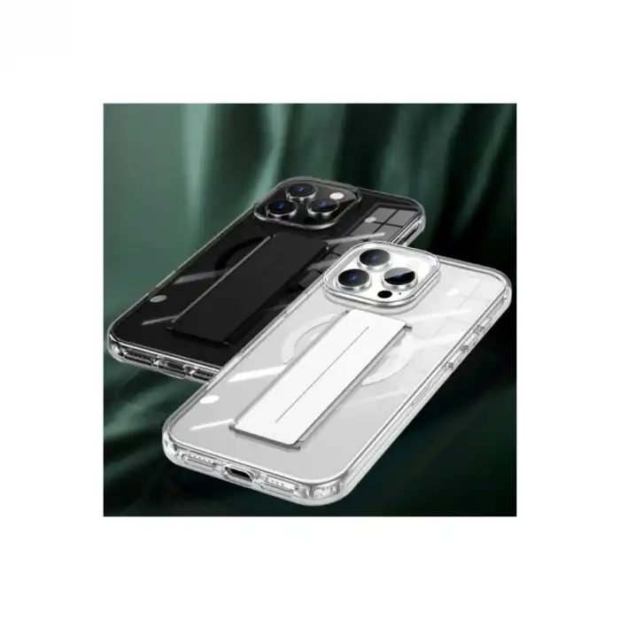 Joko İphone 16 Kılıf Alfa Magsafe Standlı Kapak - Şeffaf