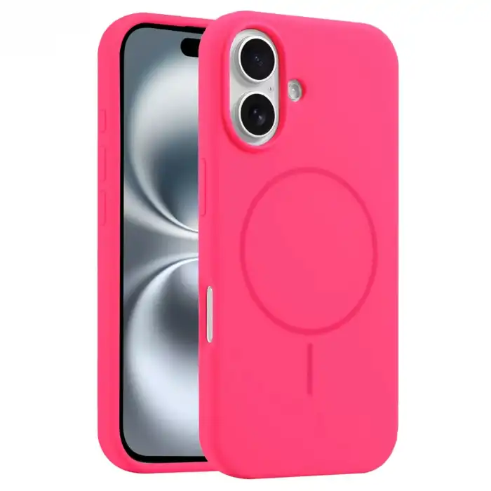Joko İphone 16 Plus Kılıf Jully Magsafe Kapak - Pembe
