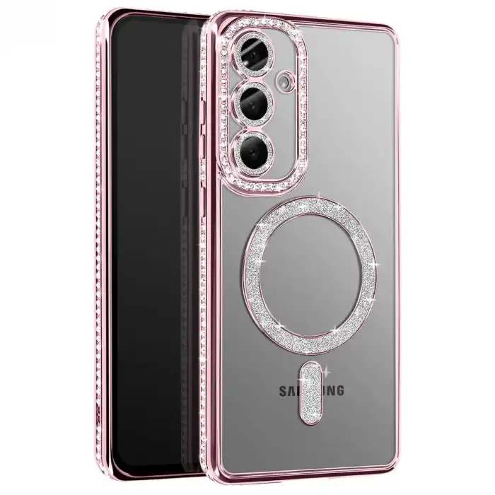 Joko Samsung Galaxy A37 5g Joke Simli Magneticsafe Kılıf - Pembe