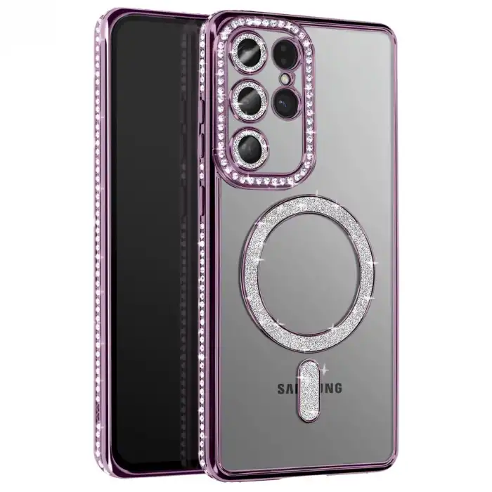 Joko Samsung Galaxy S26 Ultra Joke Simli Magneticsafe Kılıf - Derin Mor