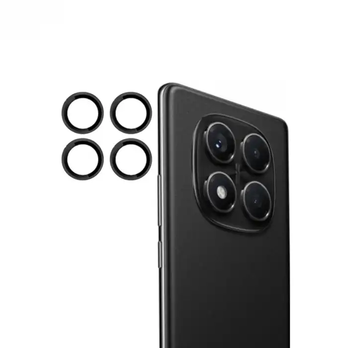 Joko Xiaomi Redmi Note 14 Pro 4g Pvd Metal Kamera Lens - Siyah