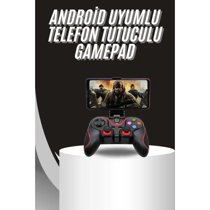 Kablosuz Oyun Kolu Bluetooth Joystick Gamepad Android Uyumlu