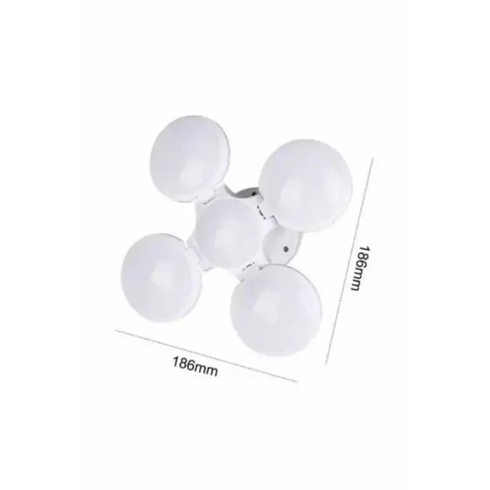 Kamp Lambası Güneş Enerjili Solar 5 Kanatlı Katlanır Lamba Karavan