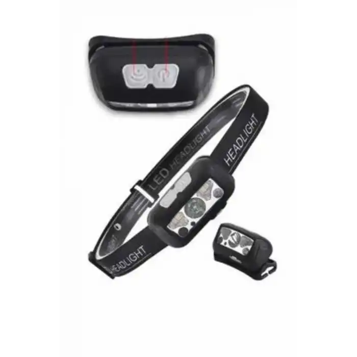 Kamp Lambası Kafa Feneri Kafa Lambası Ayarlanabilir Sensörlü Şarjlı