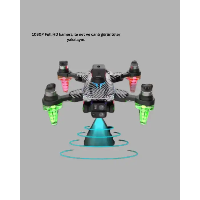 Katlanabilir Drone 1080P Kamera 0-100m Uçuş Mesafeli
