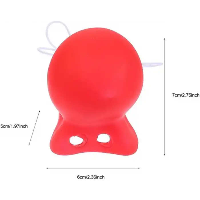 Kırmızı Renk Lastikli Burun Palyaço Burun