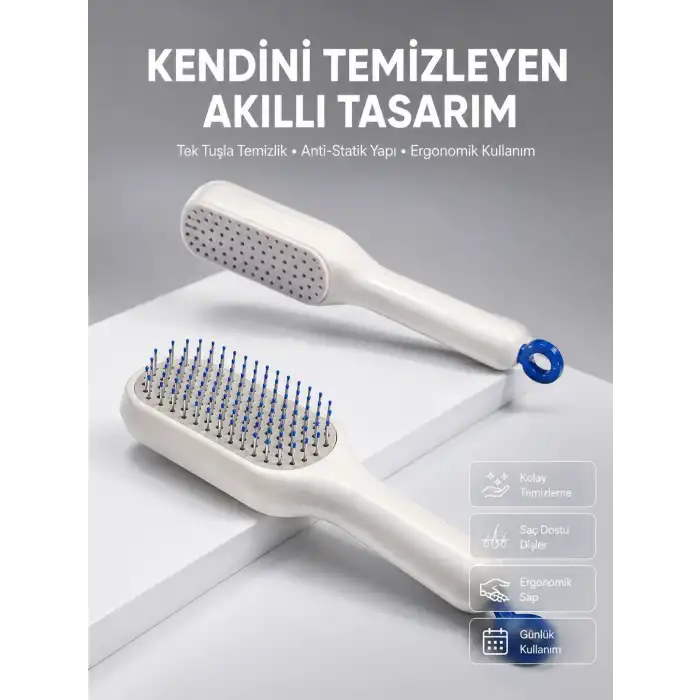 Kolay Temizlenen Fırçası Evcil Hayvanlara Özel Tüy Temizleme