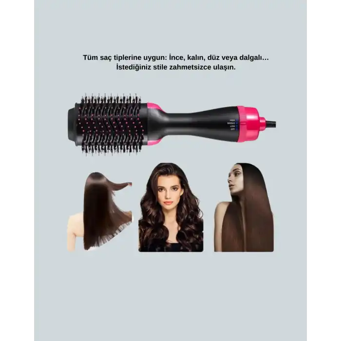 Kuaför Kalitesinde Ev Tipi Saç Kurutma ve Şekillendirme