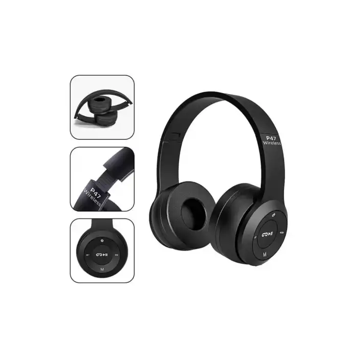 Kulak Üstü Bluetooth Kulaklık Yüksek Ses Kaliteli Ayarlanabilir