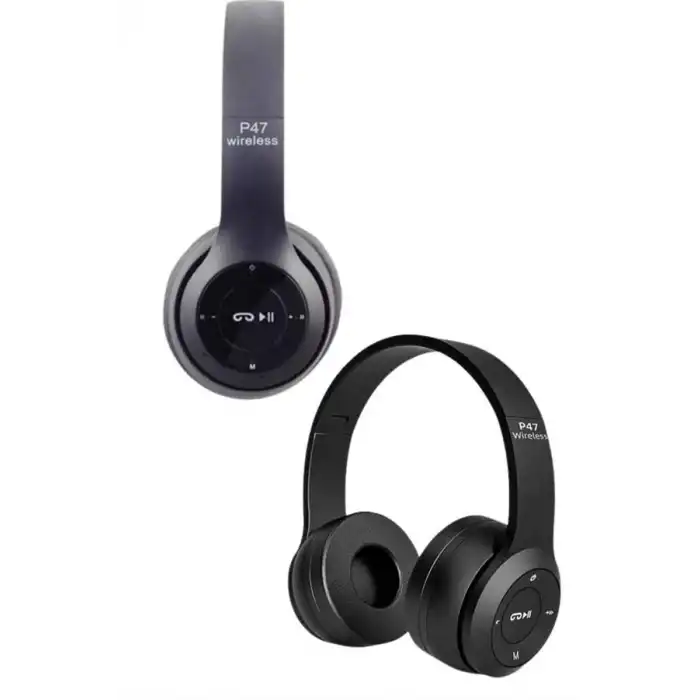 Kulak Üstü Bluetooth Kulaklık Yüksek Ses Kaliteli Ayarlanabilir