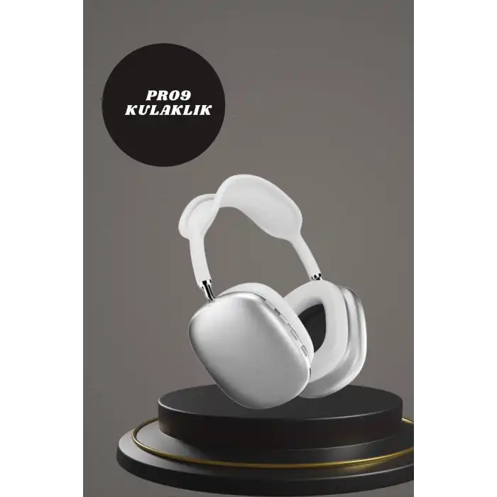 Kulak Üstü P9 Kablosuz Bluetooth Kulaklık ve 7 Kordonlu Akıllı Saat