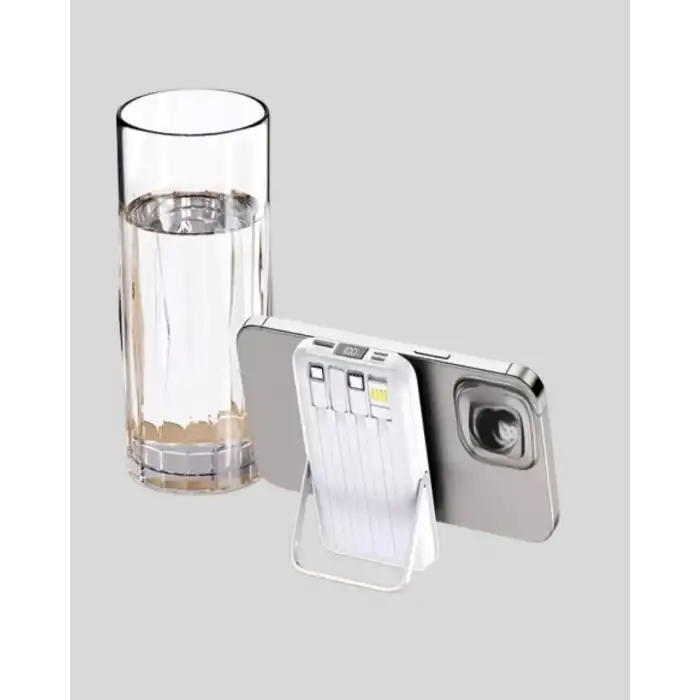 LCD Göstergeli Manyetik Powerbank Type C USB Girişli Yeni Nesil