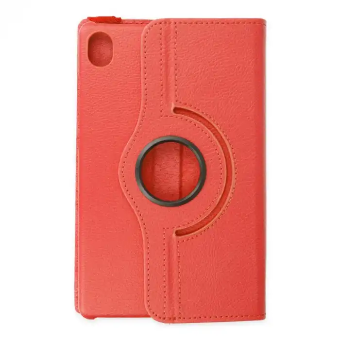 Lenovo Tab M8 Kılıf 360 Tablet Deri Kılıf - Kırmızı