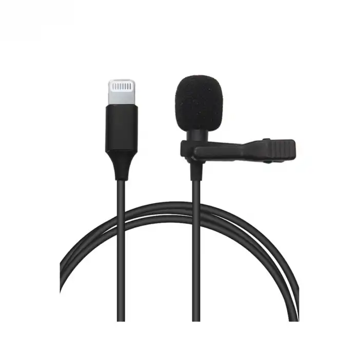 Lightning 2 Metre Double Mikrofon - Siyah