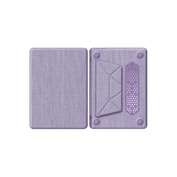 Macbook Air 15 2023 Macbook Kumaş Kapak - Mor