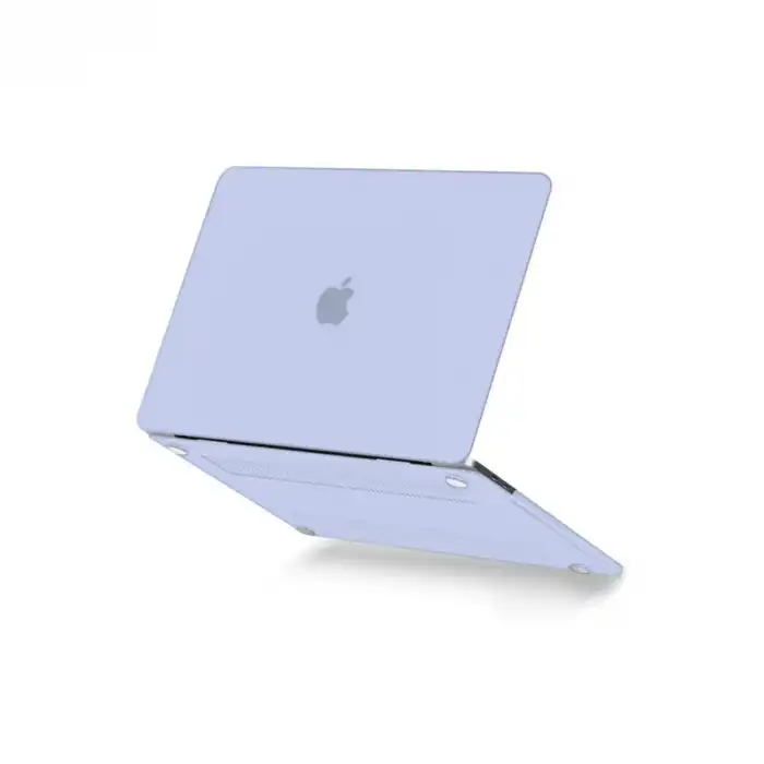 Macbook Pro 13 2021 Macbook Buzlu Kapak - Lila