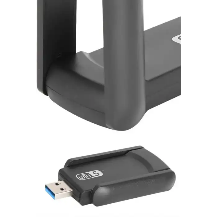 Mbps Wifi Alıcı Kablosuz Wifi Adaptörü Çift Band Çift Antenli
