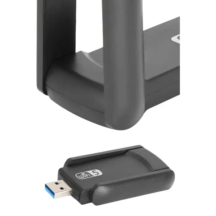 Mbps Wifi Alıcı Kablosuz Wifi Adaptörü Çift Band Çift Antenli
