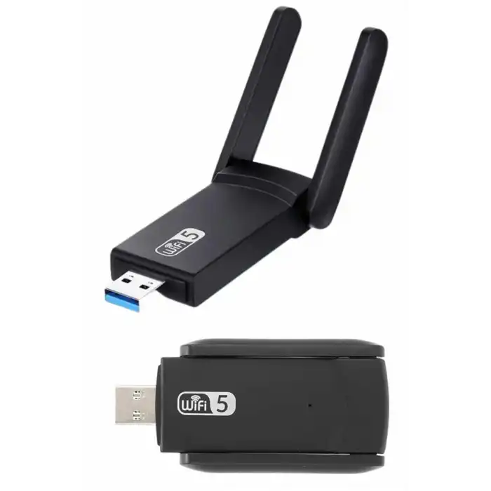 Mbps Wifi Alıcı Kablosuz Wifi Adaptörü Çift Band Çift Antenli Yeni Nesil