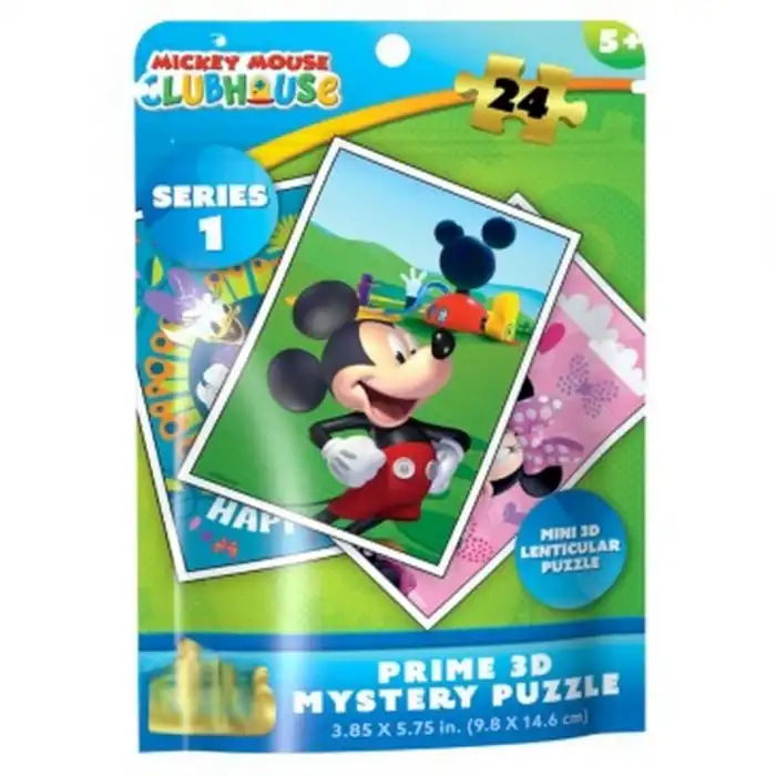 Mickey Mouse Seri 1 3D Mystery Puzzle 24 Parça