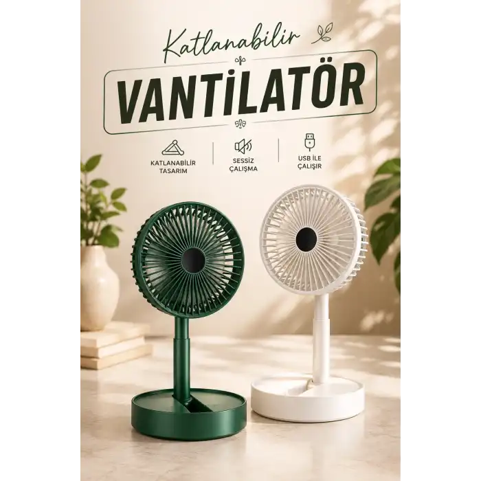 Mini Fan Soğutucu Telefon Tutucu Vantilatör