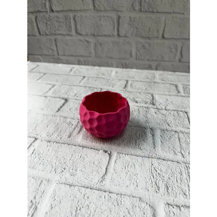 Mini Mor Dekoratif Saksı 5 cm Modern Masaüstü Bitki Saksısı