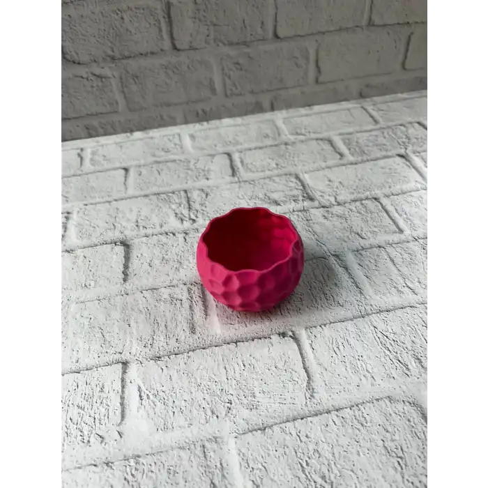 Mini Mor Dekoratif Saksı 5 cm Modern Masaüstü Bitki Saksısı