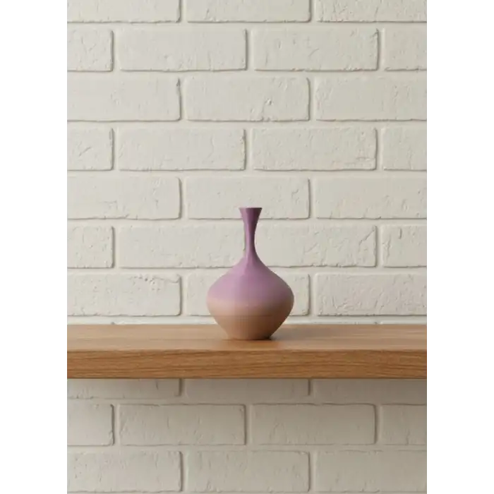 Mini Rainbow Dekoratif Vazo 8 cm Renk Geçişli Modern Tasarım
