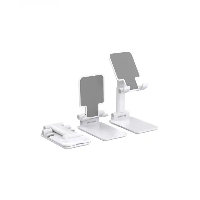 Minimal Tasarımlı Masaüstü Telefon Standı Beyaz