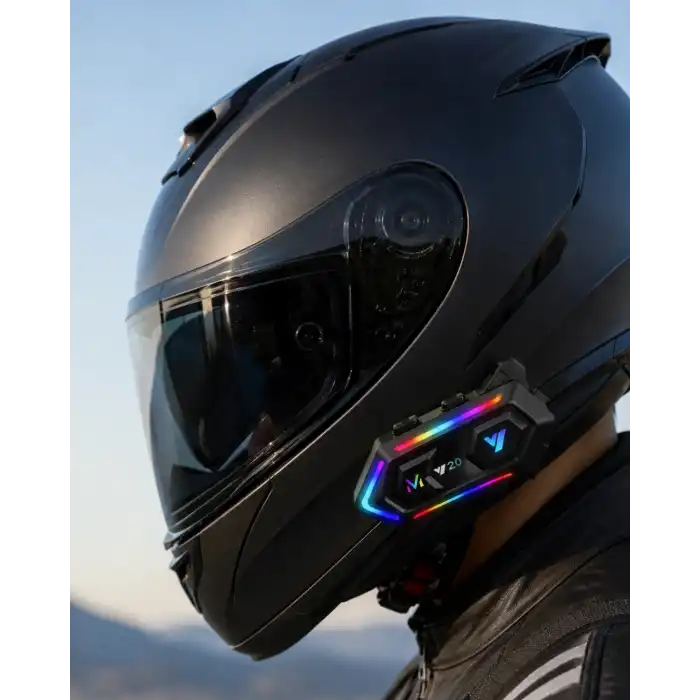 Motosiklet Kaskı İçin Bluetooth Intercom Kulaklık Uzun Pil Ömrü