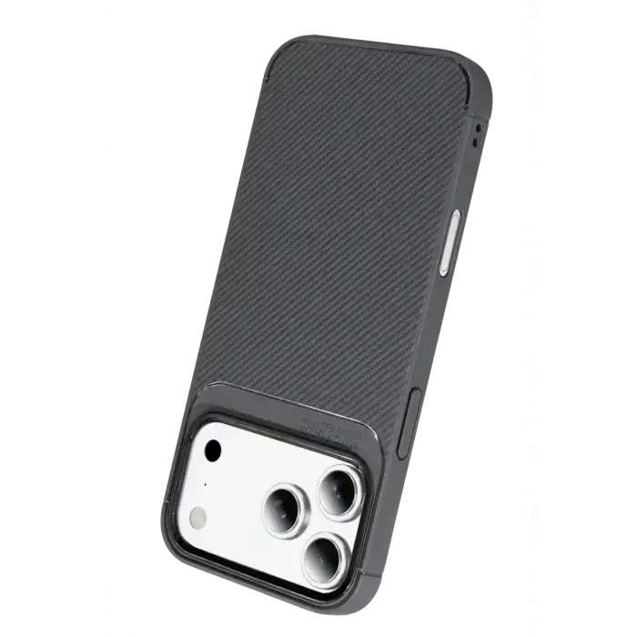 Newface Apple İphone 18 Pro Auto Focus Karbon Kapak - Gri