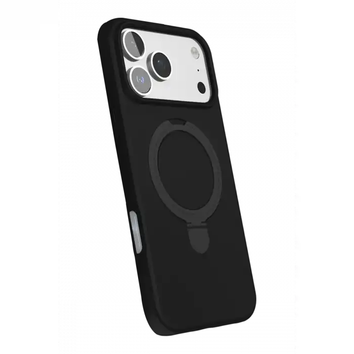 Newface Apple İphone 18 Pro Regal Magsafe Standlı Kapak - Siyah