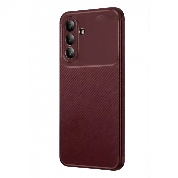Newface Samsung Galaxy S26 Fe Auto Focus Karbon Kapak - Bordo