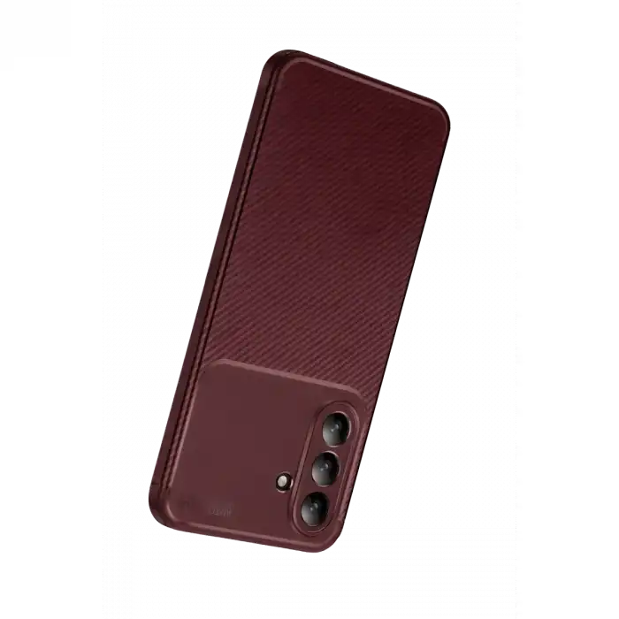Newface Samsung Galaxy S26 Fe Auto Focus Karbon Kapak - Bordo