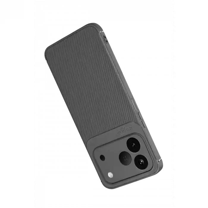 Newface Tecno Spark 50 4g Auto Focus Karbon Kapak - Gri