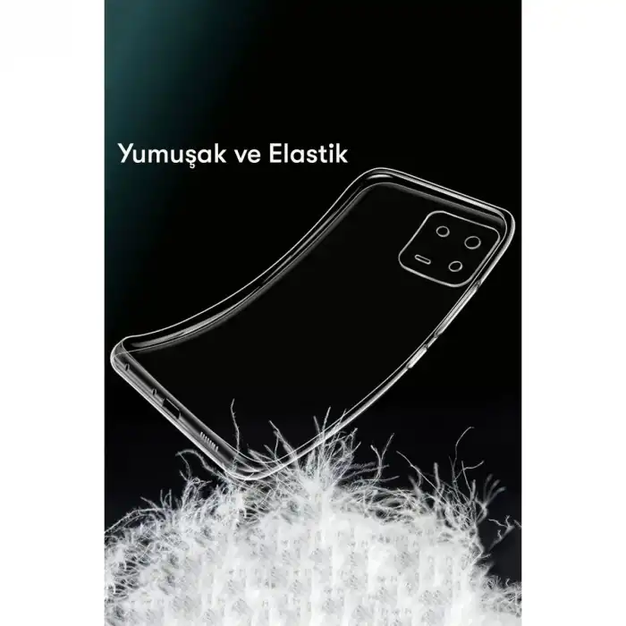 Newface Xiaomi Mi 13 Pro Kılıf Lüx Şeffaf Silikon