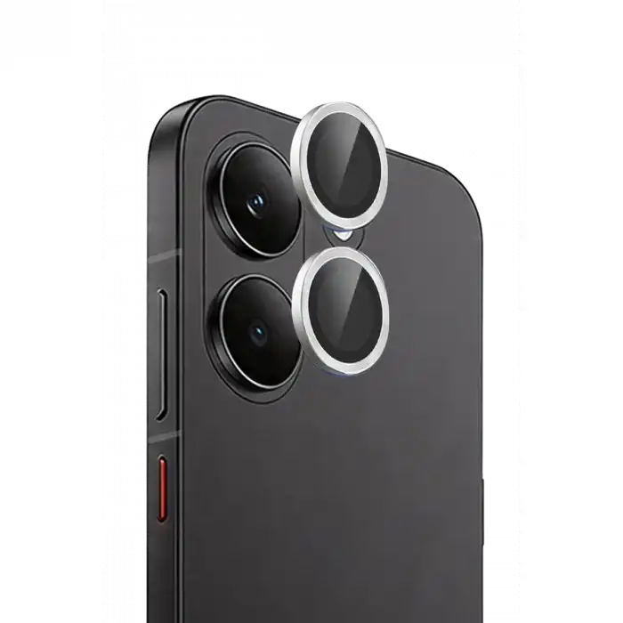 Newface Xiaomi Poco X8 Pro Raze Metal Kamera Lens - Gümüş