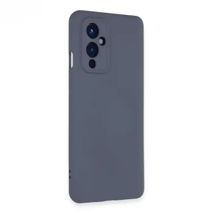 One Plus 9 Kılıf Nano İçi Kadife Silikon - Gri