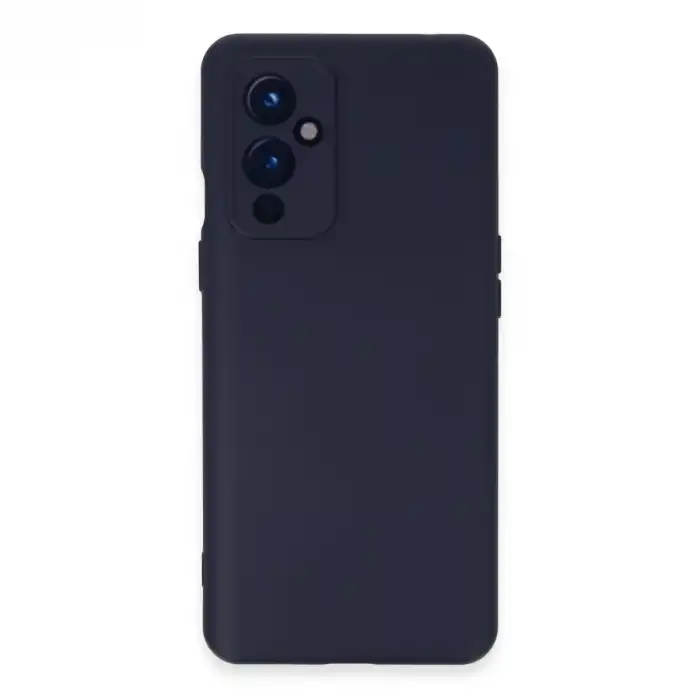 One Plus 9 Kılıf Nano İçi Kadife Silikon - Lacivert