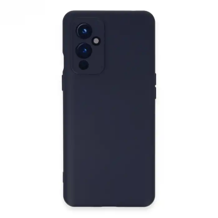 One Plus 9 Kılıf Nano İçi Kadife Silikon - Lacivert