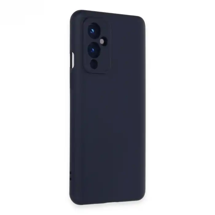 One Plus 9 Kılıf Nano İçi Kadife Silikon - Lacivert