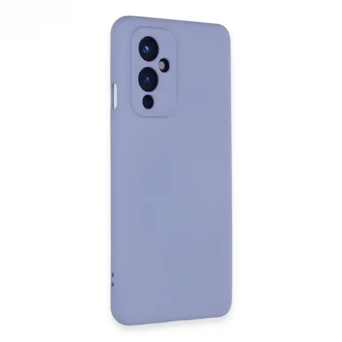 One Plus 9 Kılıf Nano İçi Kadife Silikon - Lila