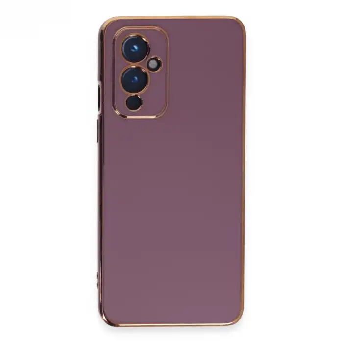 One Plus 9 Kılıf Volet Silikon - Mor