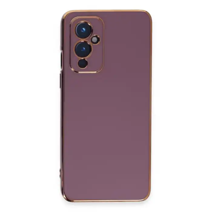 One Plus 9 Kılıf Volet Silikon - Mor